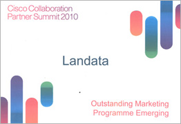 Компании Landata получила награду Выдающаяся маркетинговая стратегия» от технологической группы Cisco TelePresence