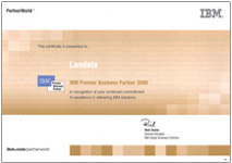 Сертификат подтверждает, что компания Landata является авторизованным дистрибутором оборудования Eaton.