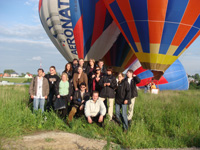Полет на шарах с компаниями Fujitsu Siemens Computers и Landata