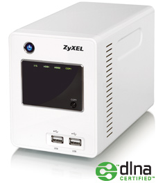 ZyXEL представляет многофункциональный сетевой медиасервер NSA220 с технологией DLNA и автономным менеджером закачки