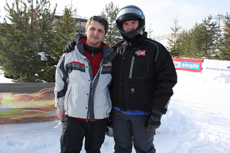 Гонки на снегоходах с компаниями Allied Telesis и Landata